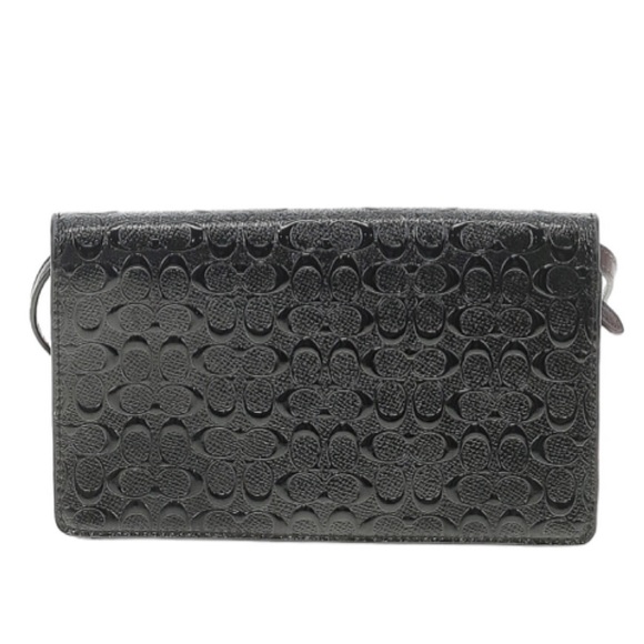 Coach Oxblood Black leather Bag - Picture 4 of 16